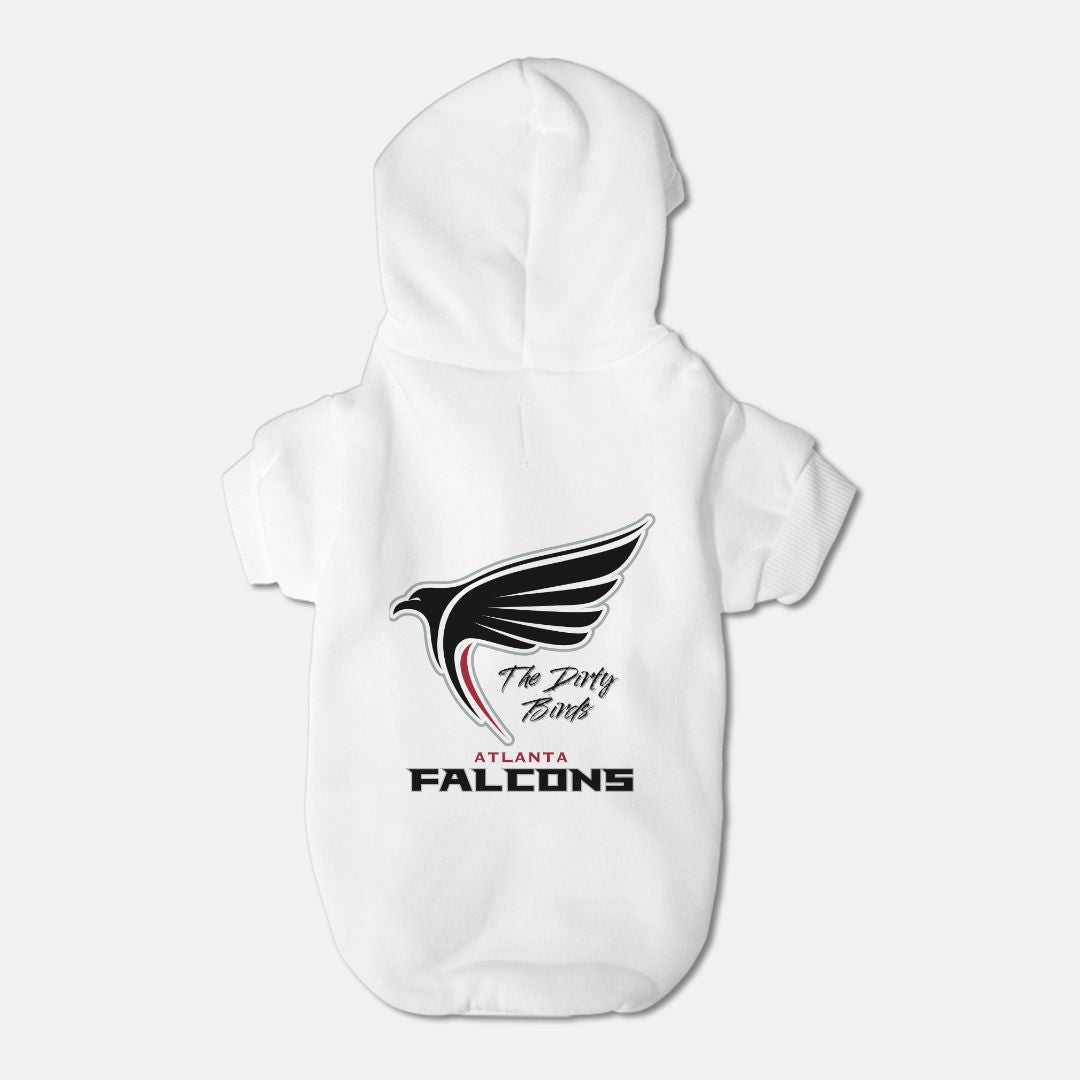 Falcons Football - Dirty Birds - Dog Pet Fleece-Lined Sweatshirt Hoodie β Small Breed