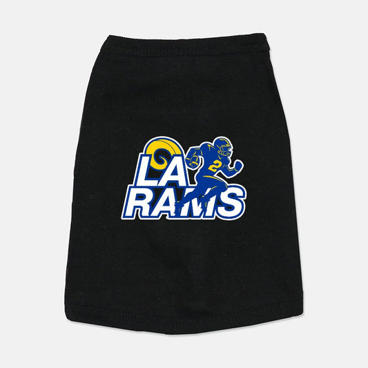 Rams Football Dog Cat Pet Vest T-shirt Tank Top