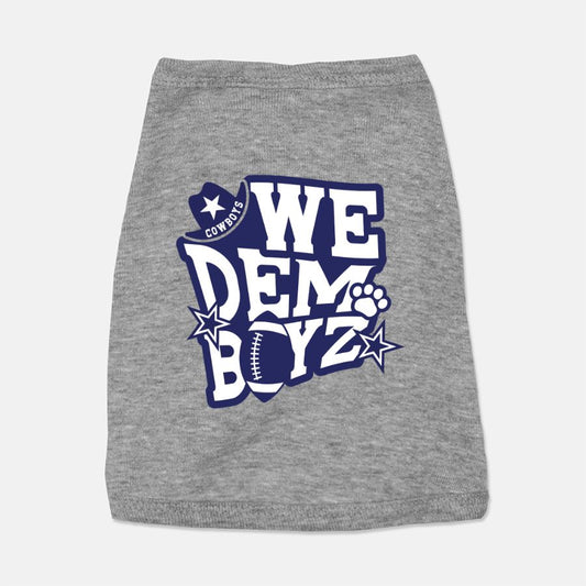 Dallas Cowboys We Dem Boyz - Dog Cat Pet Vest T-shirt Tank Top