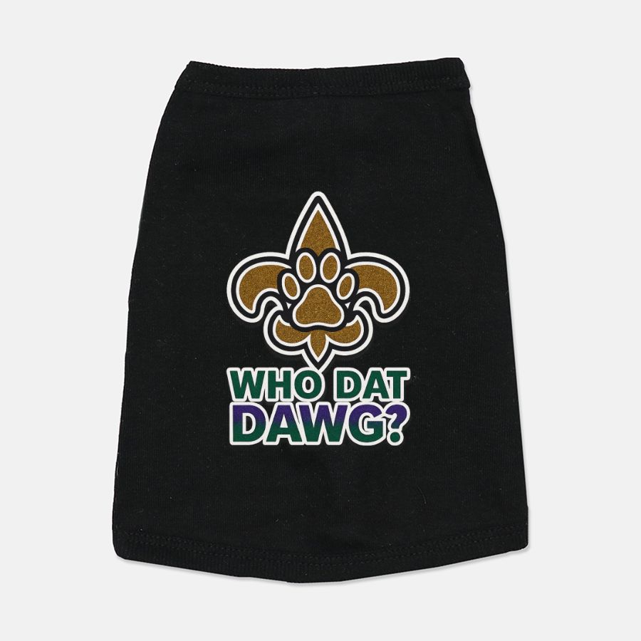 Saints Football Dog Cat Pet Vest T-shirt Tank Top