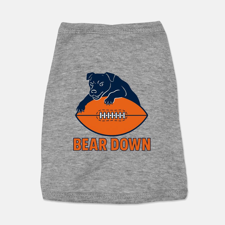 Bears Football Dog Cat Pet Vest T-shirt Tank Top