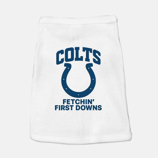 Colts Football Dog Cat Pet Vest T-Shirt Tank Top