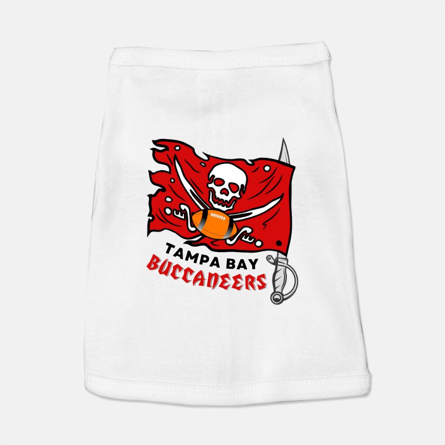 Buccaneers Football Dog Cat Pet T-shirt Vest Tank Top