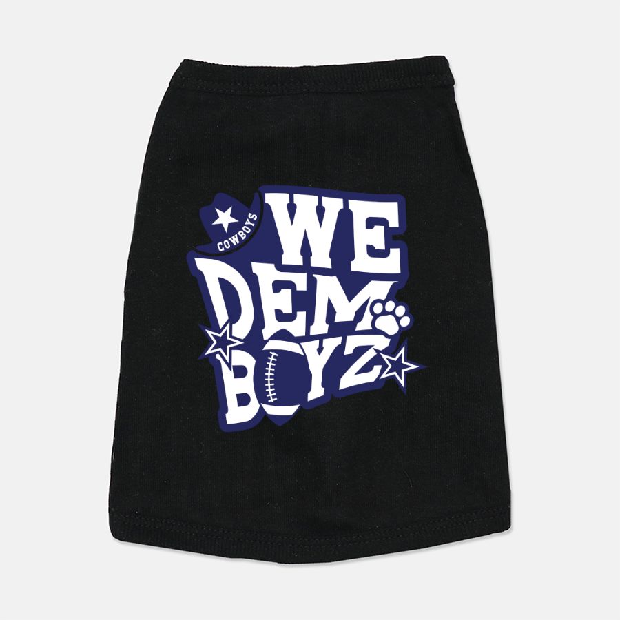 Dallas Cowboys We Dem Boyz - Dog Cat Pet Vest T-shirt Tank Top