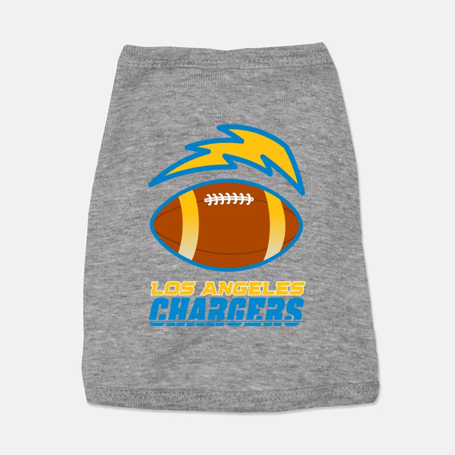 Chargers Football Cat Dog Pet T-shirt Vest Tank Top
