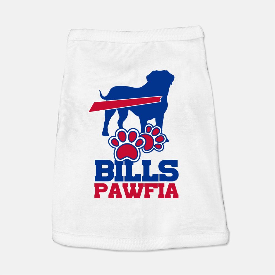 Bills Football "Pawfia" Dog Cat Pet Vest T-shirt Tank Top