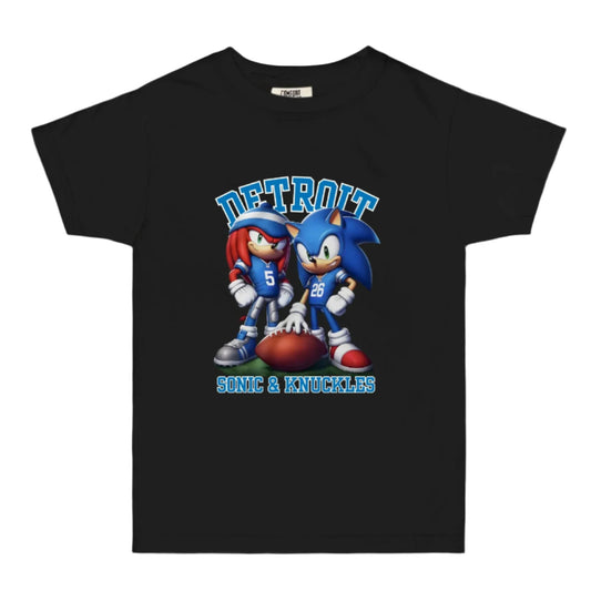 Sonic + Knuckles Lions Football Comfort Colors Youth Tee S-XL