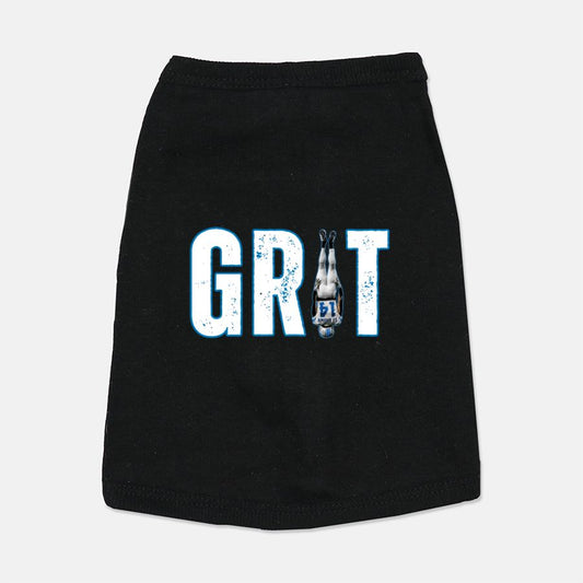 Lions Football Amon-Ra St Brown - GRIT - Dog Cat Pet T-shirt Vest Tank Top