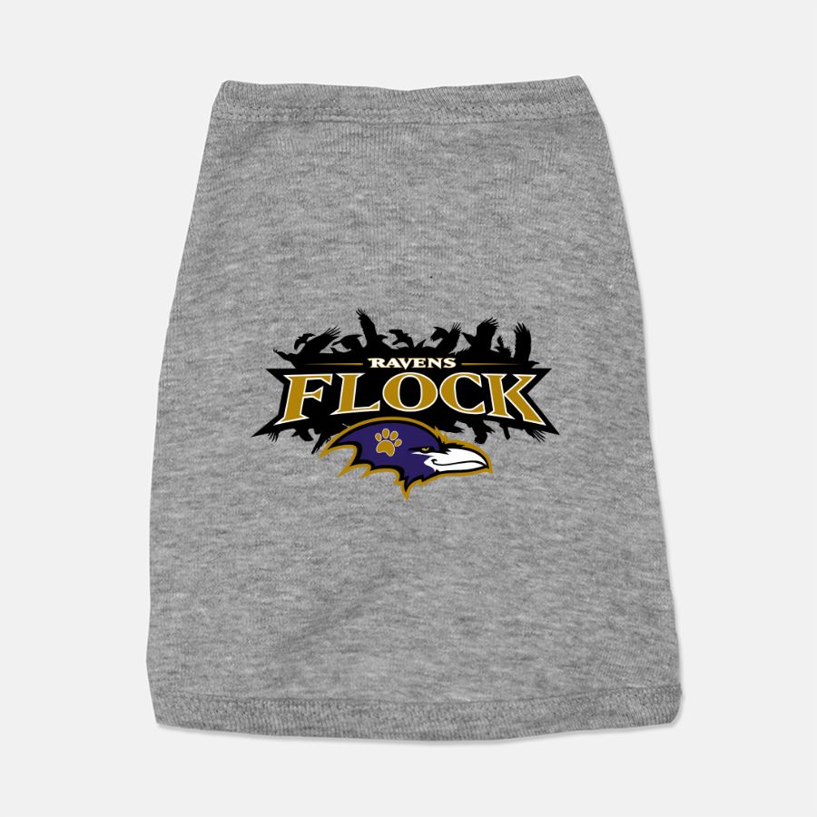 Ravens Flock Football Dog Cat Pet T-shirt Vest Tank Top