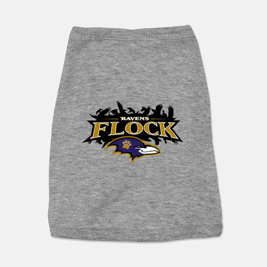 Ravens Flock Football Dog Cat Pet T-shirt Vest Tank Top
