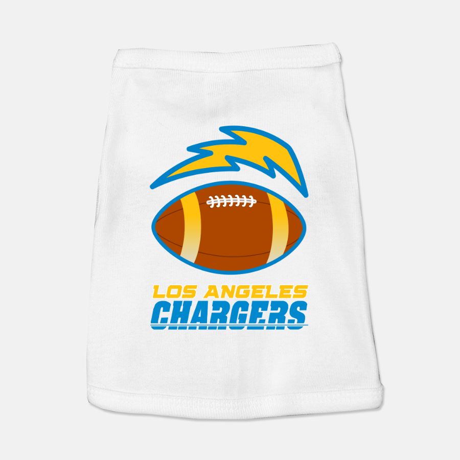 Chargers Football Cat Dog Pet T-shirt Vest Tank Top