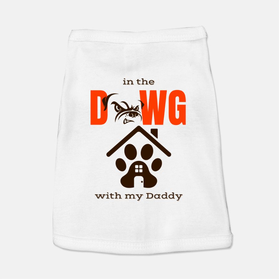 Browns Football Funny in the Dawg House Pet Tank