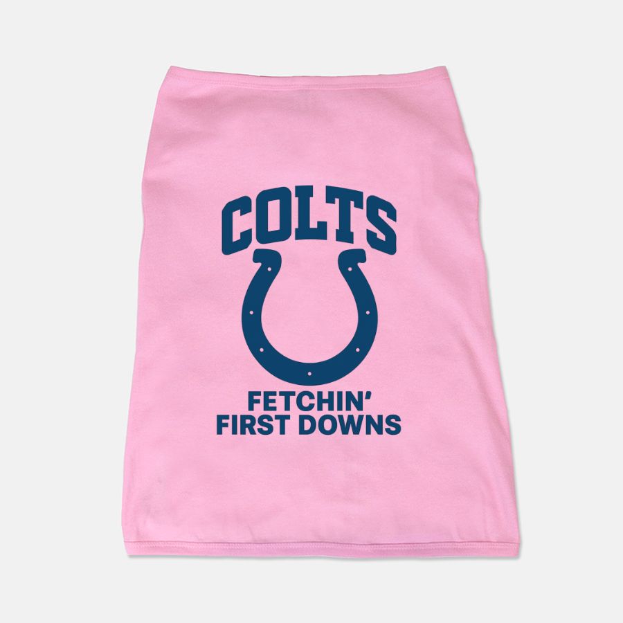Colts Football Dog Cat Pet Vest T-Shirt Tank Top