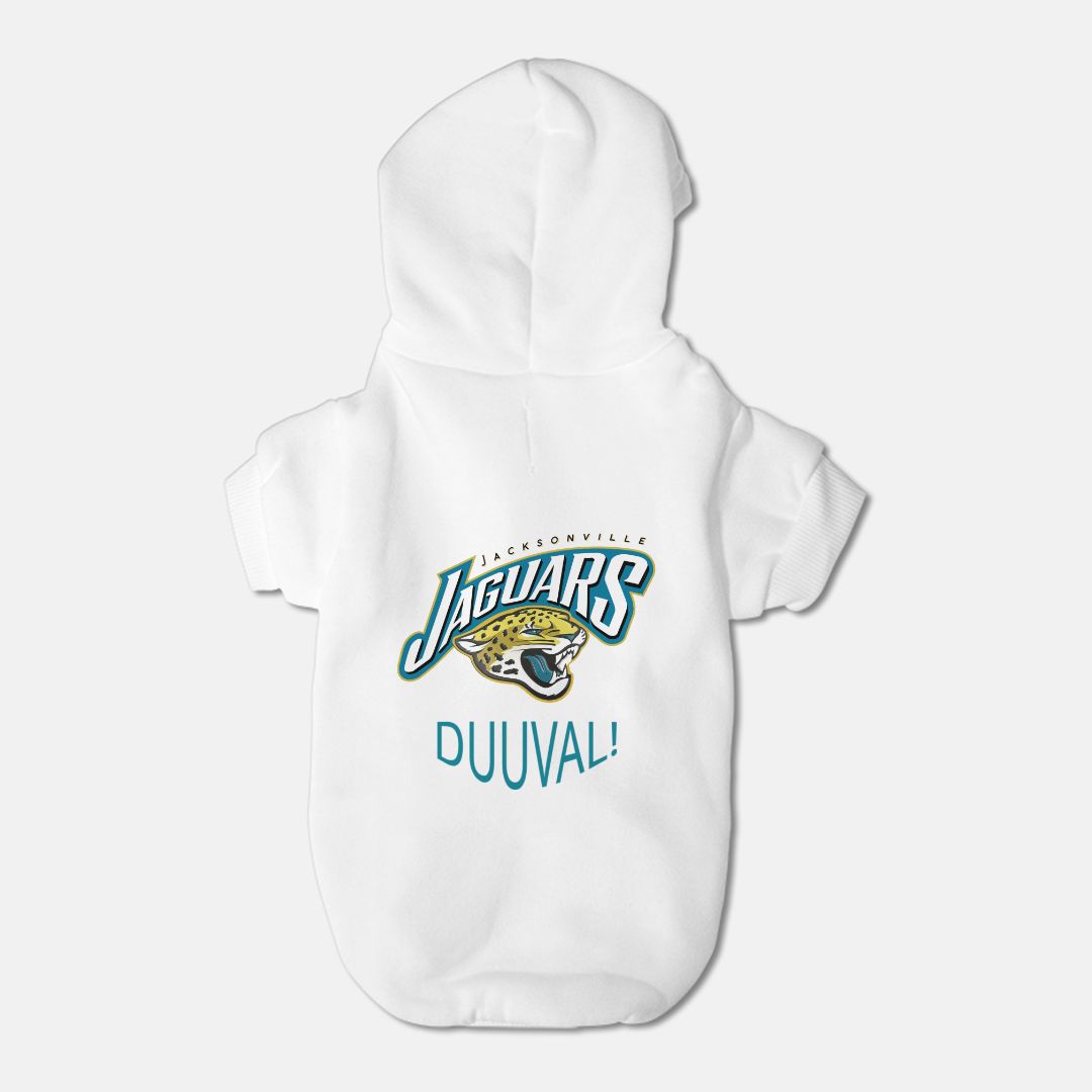 Jaguars Football Dog Pet Fleece-Lined Sweatshirt Hoodie β Small Breed