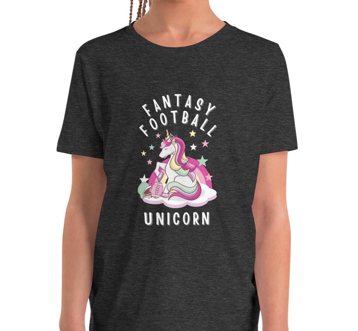Fantasy Football Unicorn Youth Short Sleeve T-Shirt