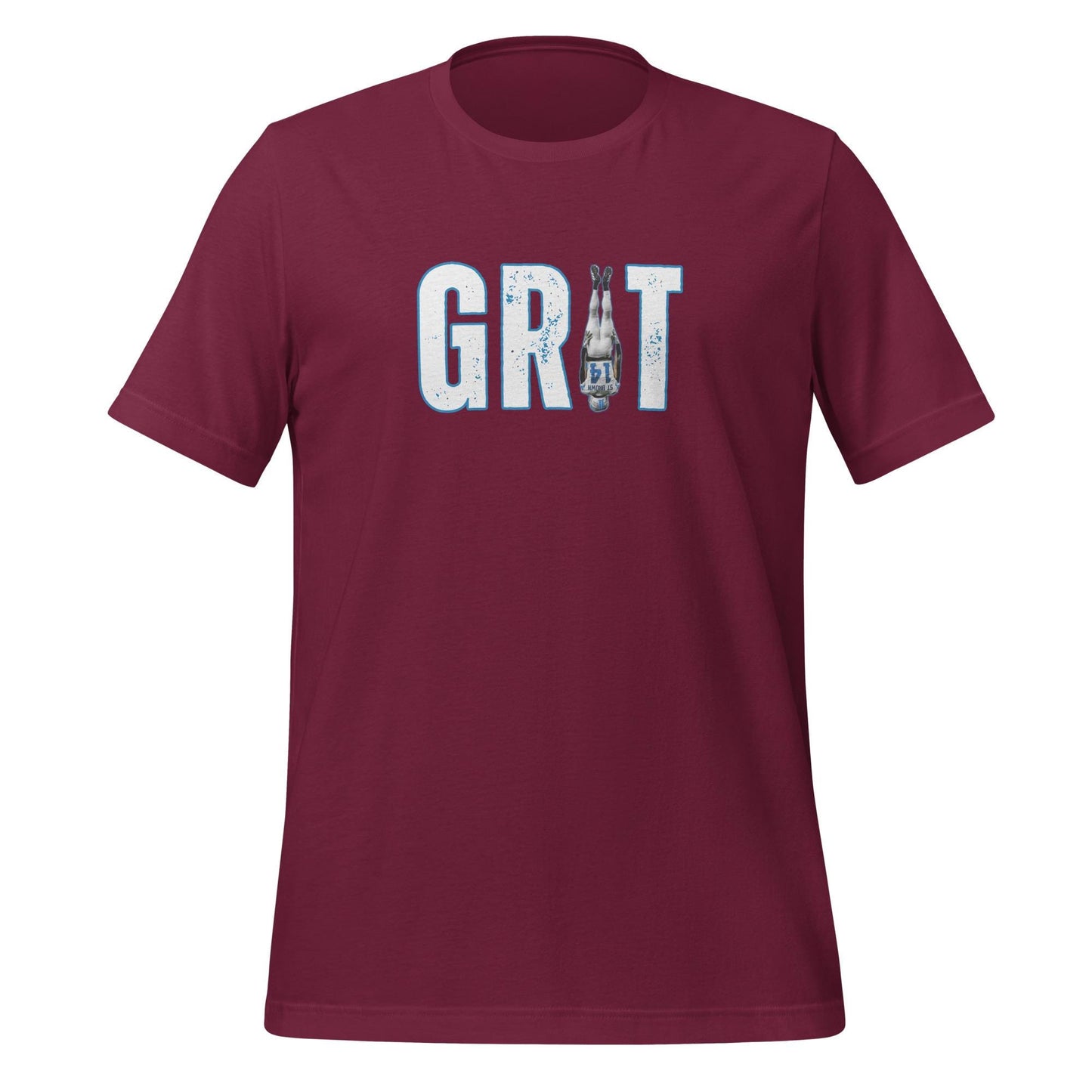 GRIT - Amon-Ra St Brown Detroit Football Unisex T-shirt Regular, Big & Plus Sizes