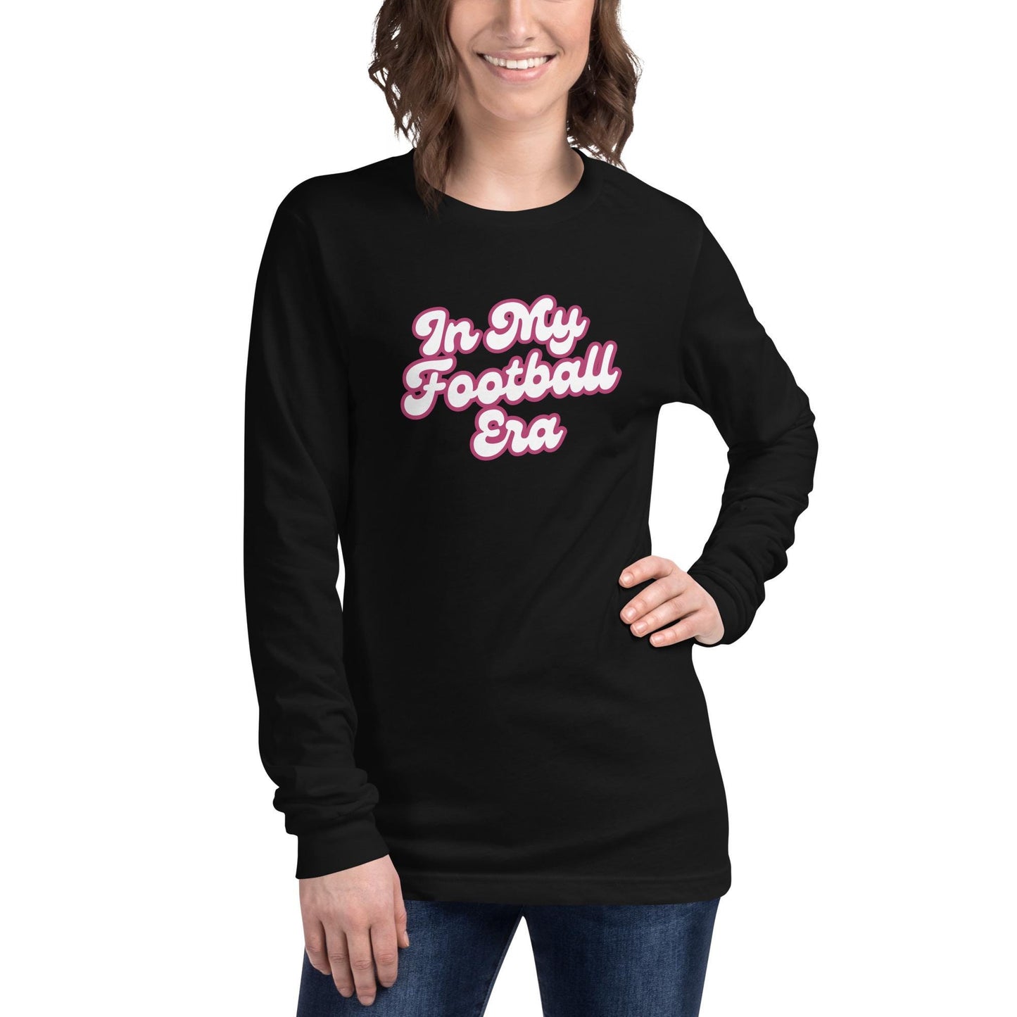 In My Football Era Swift Swiftie Retro Long Sleeve Unisex Tee