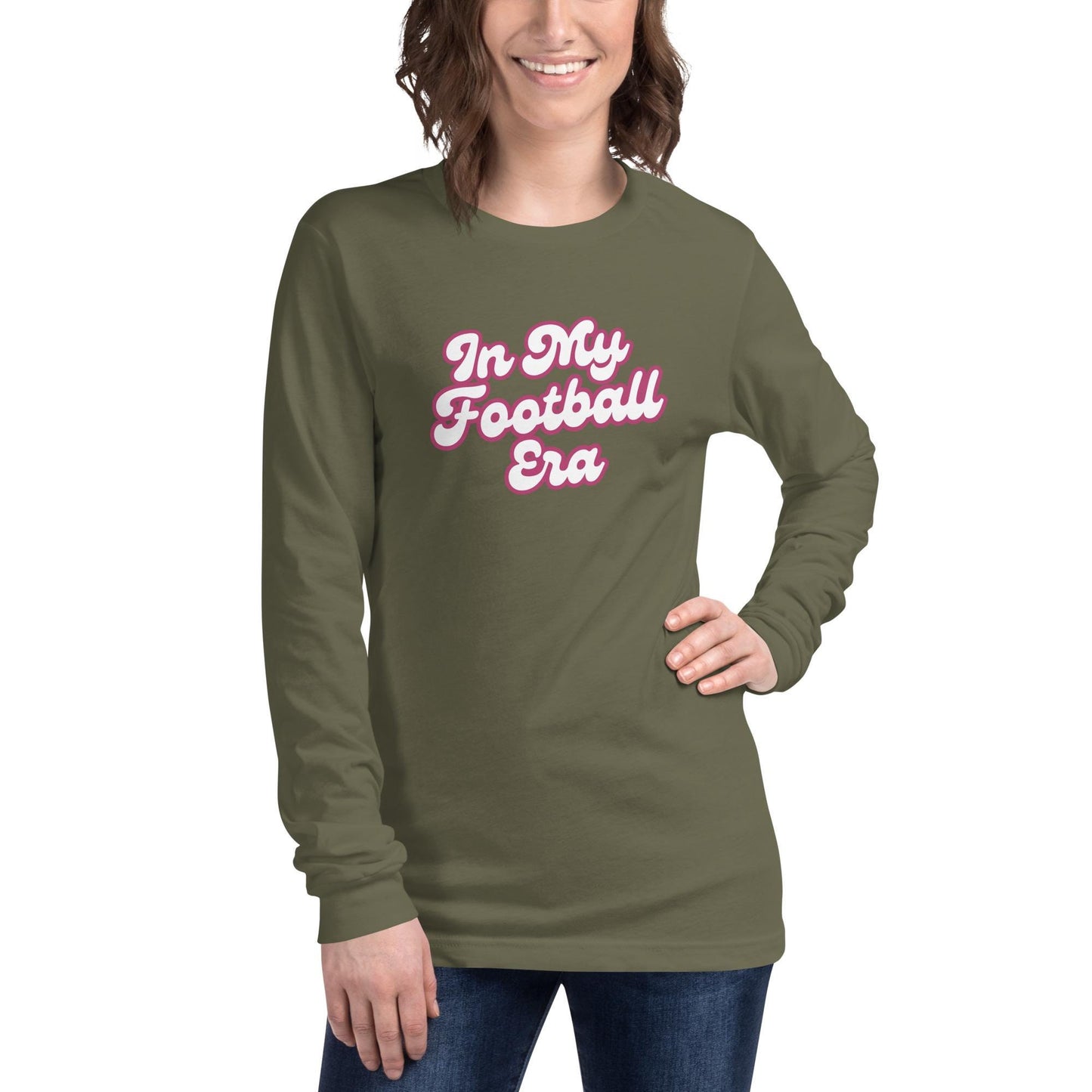 In My Football Era Swift Swiftie Retro Long Sleeve Unisex Tee