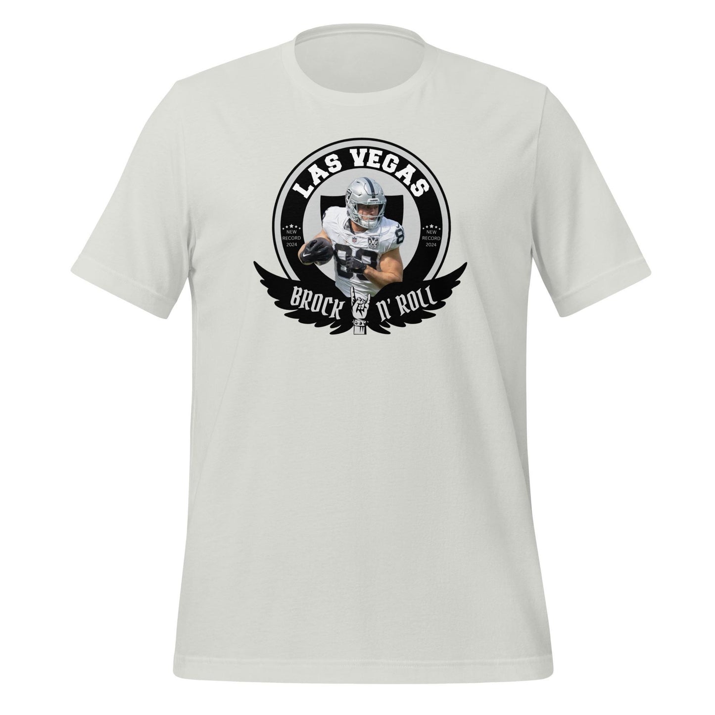 Raiders Football Bowers - Brock 'N Roll - Unisex T-shirt Reg, Big + Plus Sizes