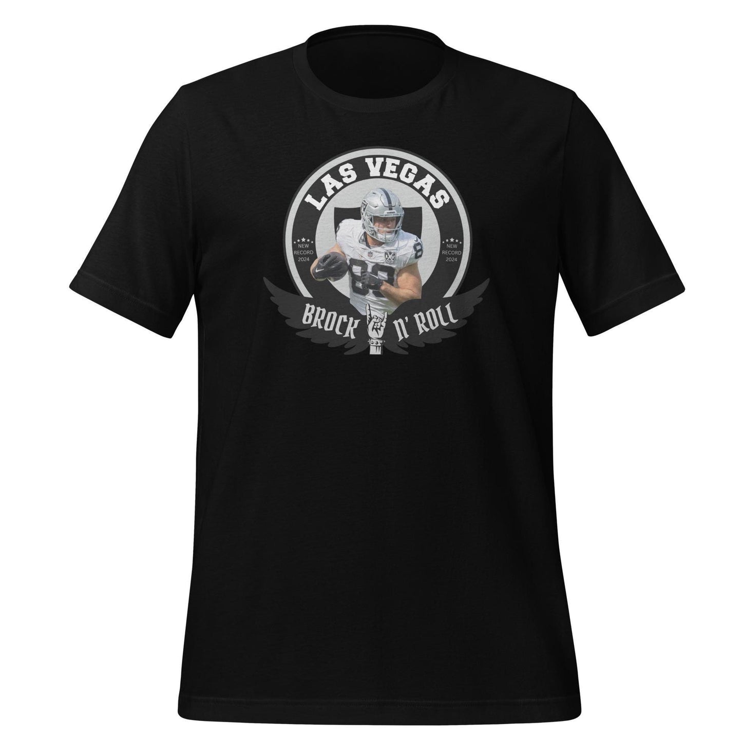 Raiders Football Bowers - Brock 'N Roll - Unisex T-shirt Reg, Big + Plus Sizes
