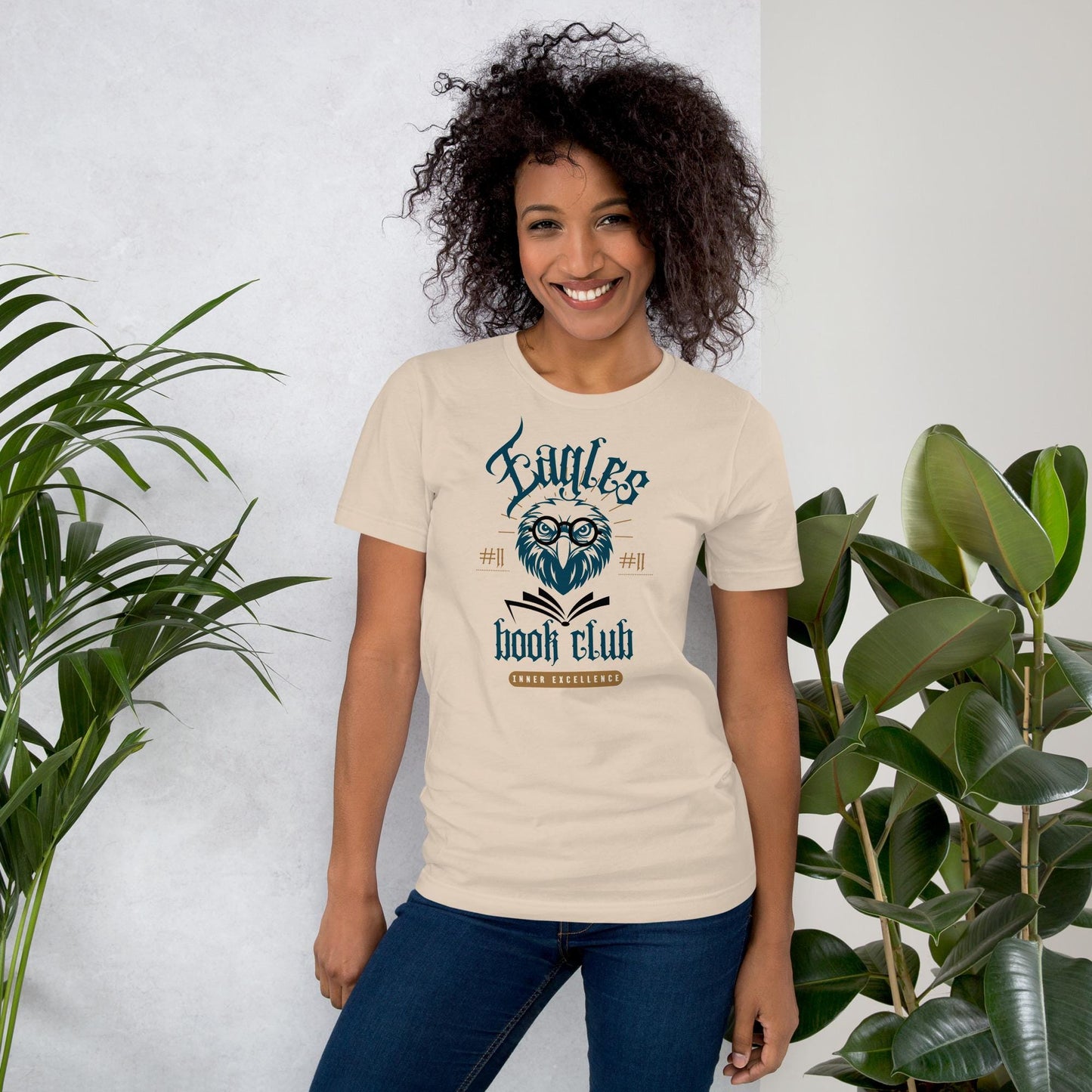 Funny Philadelphia Eagles Book Club - Inner Excellence - AJ Brown Retro Football Unisex T-shirt
