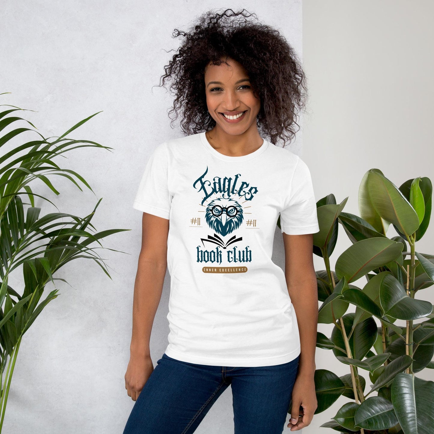 Funny Philadelphia Eagles Book Club - Inner Excellence - AJ Brown Retro Football Unisex T-shirt