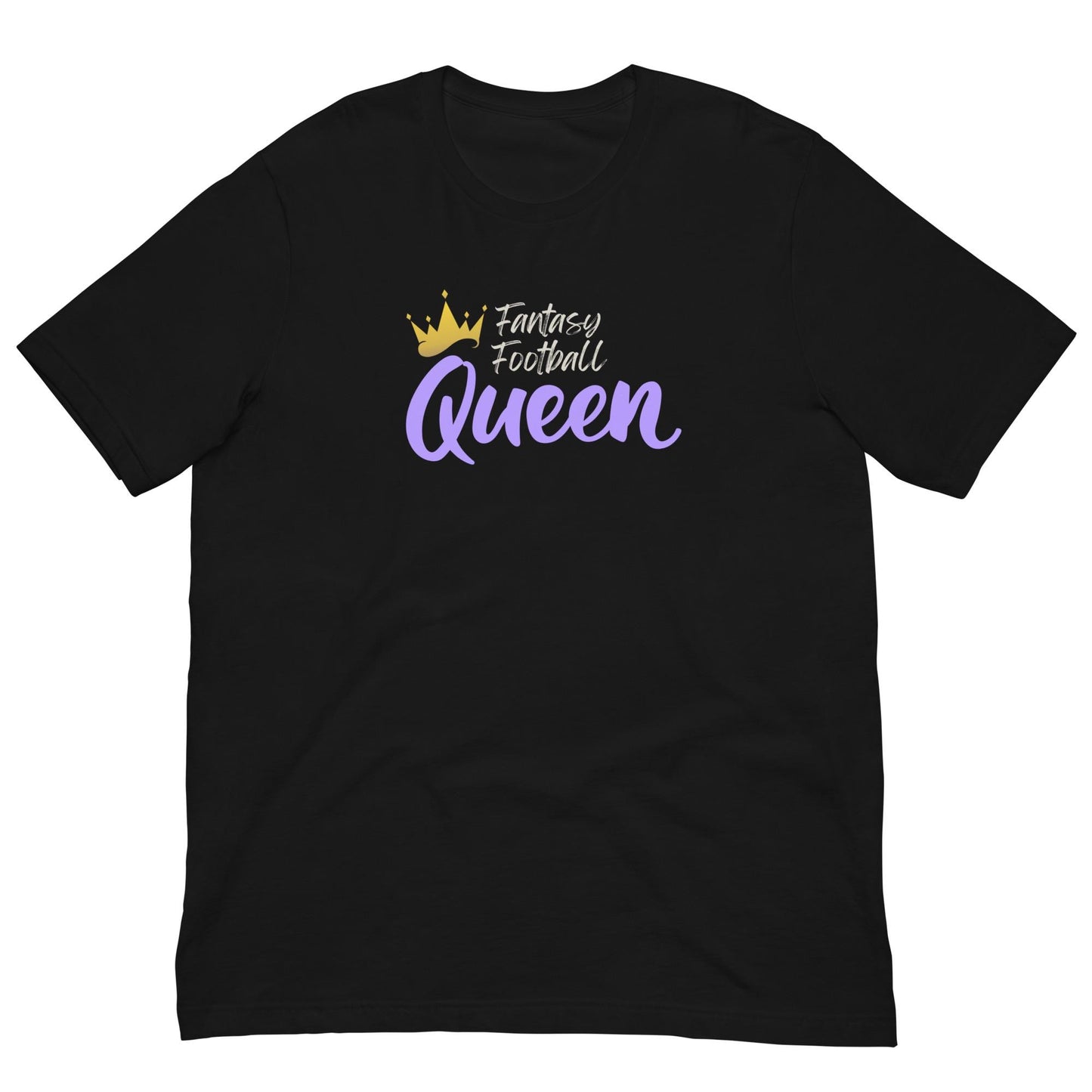 Fantasy Football Queen Unisex T-shirt Reg, Big + Plus Sizes