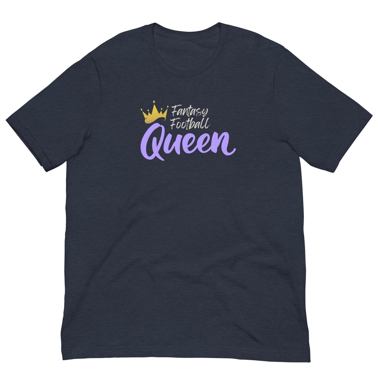 Fantasy Football Queen Unisex T-shirt Reg, Big + Plus Sizes