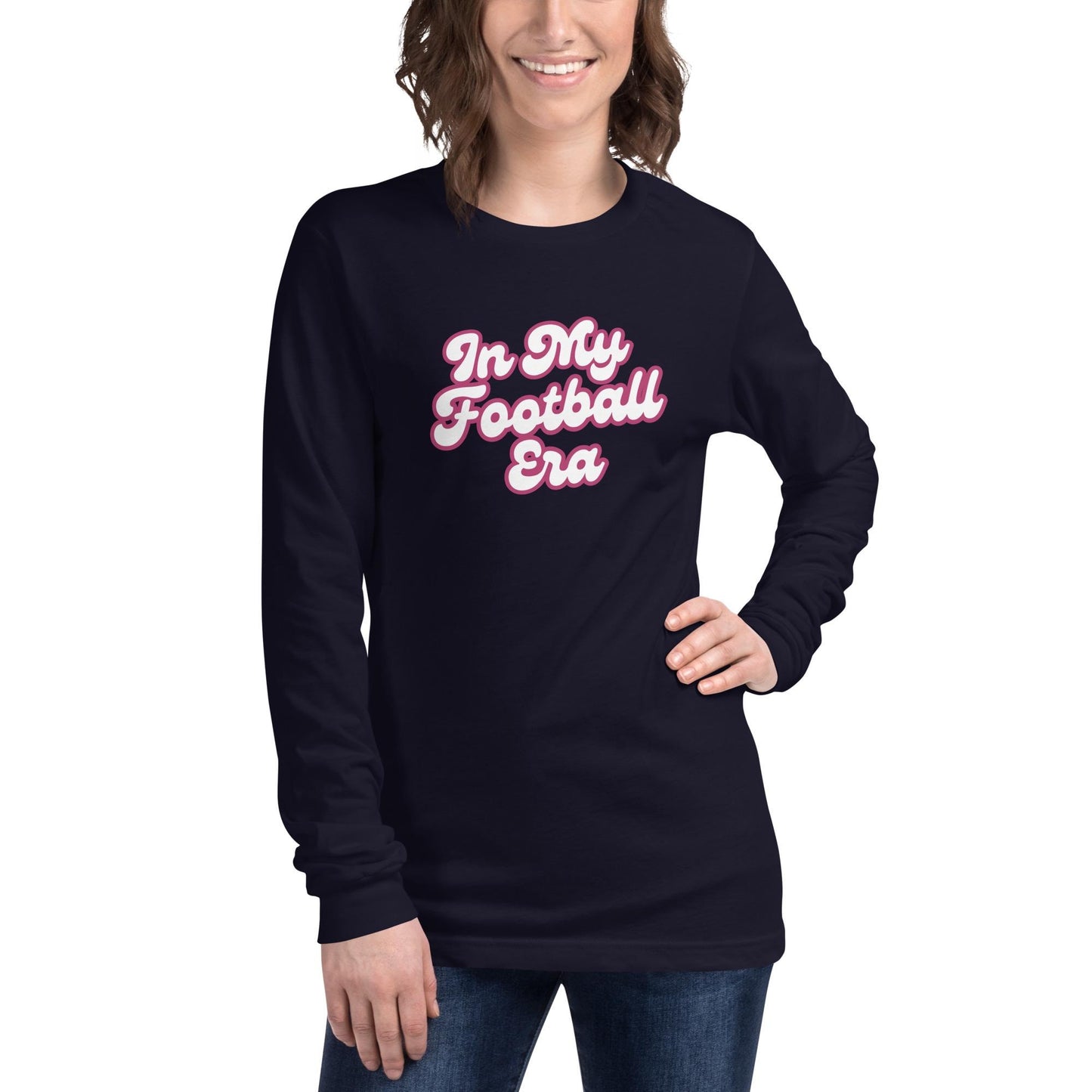 In My Football Era Swift Swiftie Retro Long Sleeve Unisex Tee