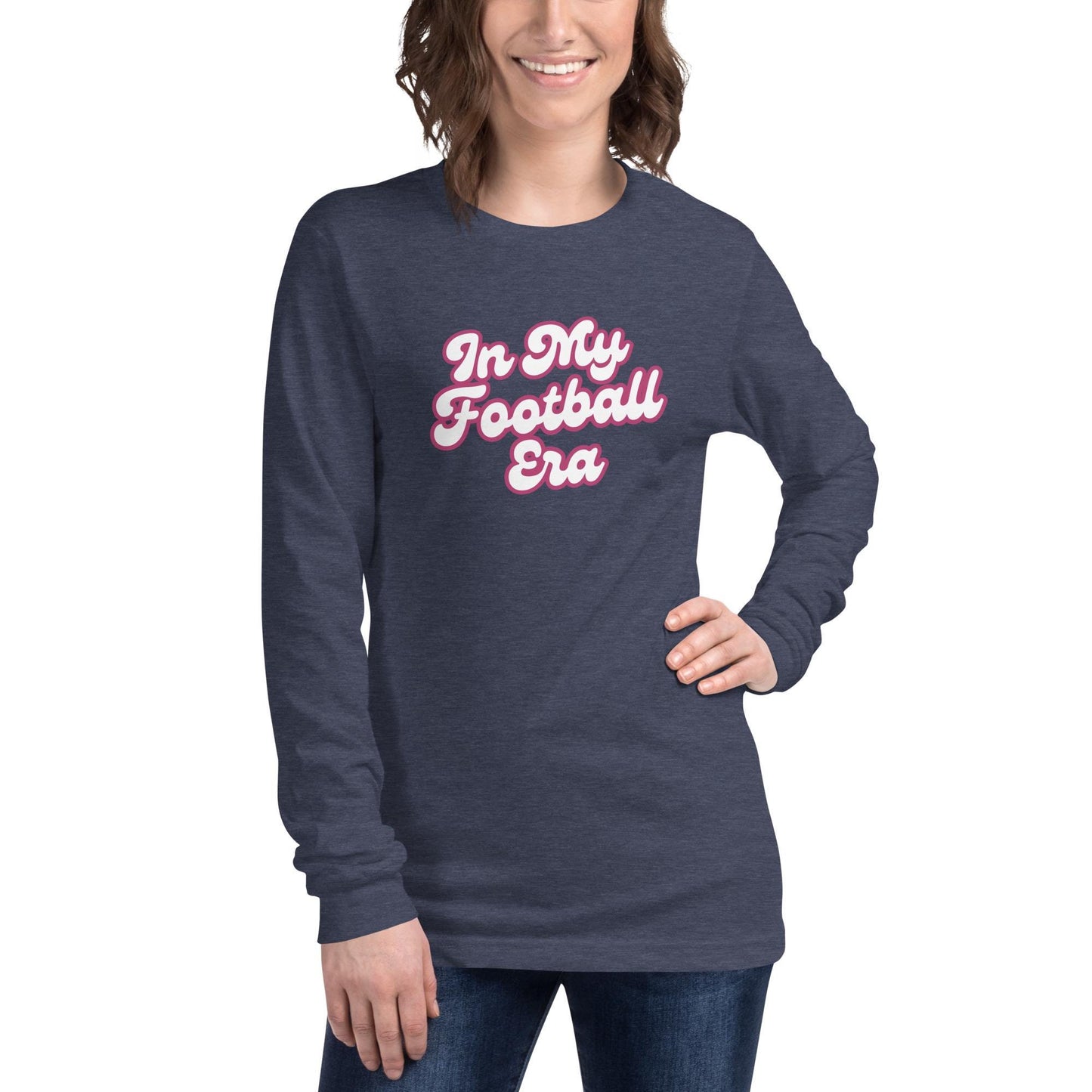 In My Football Era Swift Swiftie Retro Long Sleeve Unisex Tee