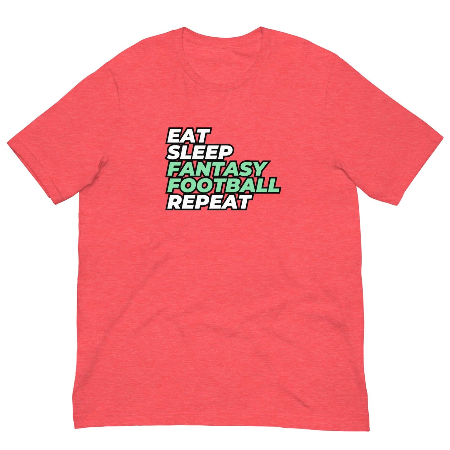 Funny Eat. Sleep. Fantasy Football. Repeat. Unisex T-shirt