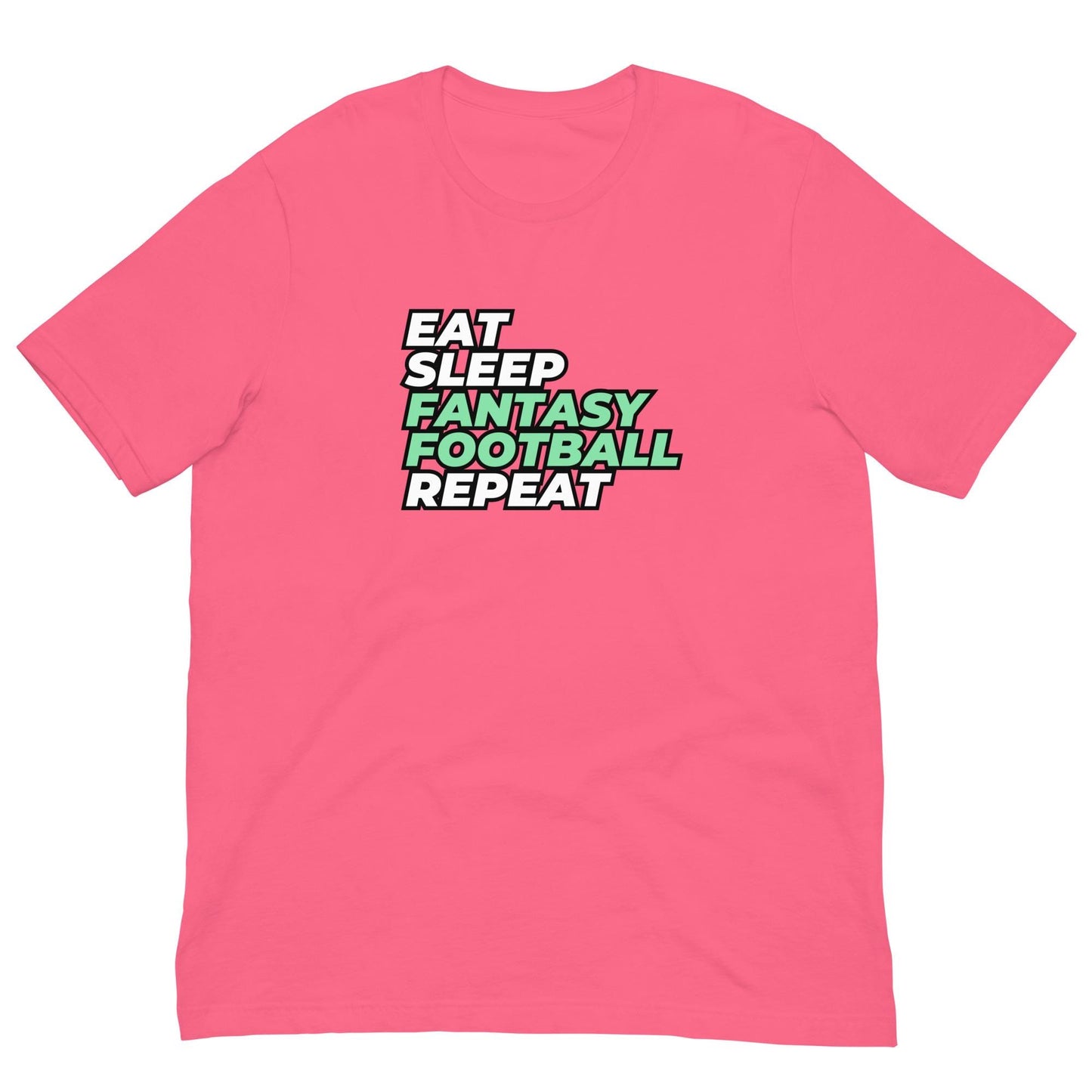 Funny Eat. Sleep. Fantasy Football. Repeat. Unisex T-shirt