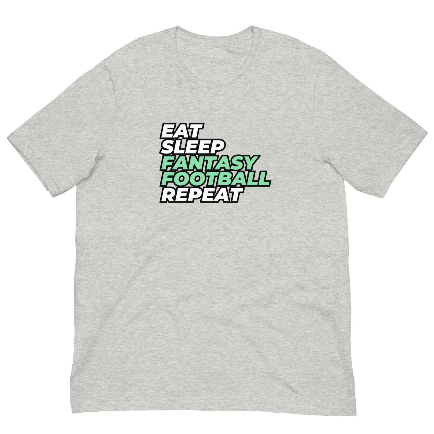 Funny Eat. Sleep. Fantasy Football. Repeat. Unisex T-shirt