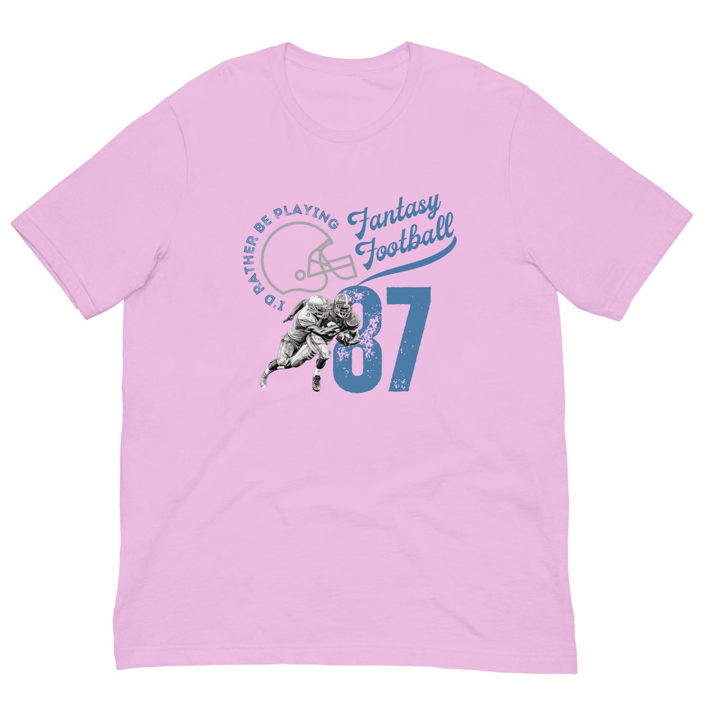 I'd Rather Be Playing Fantasy Football Funny Retro Unisex T-shirt