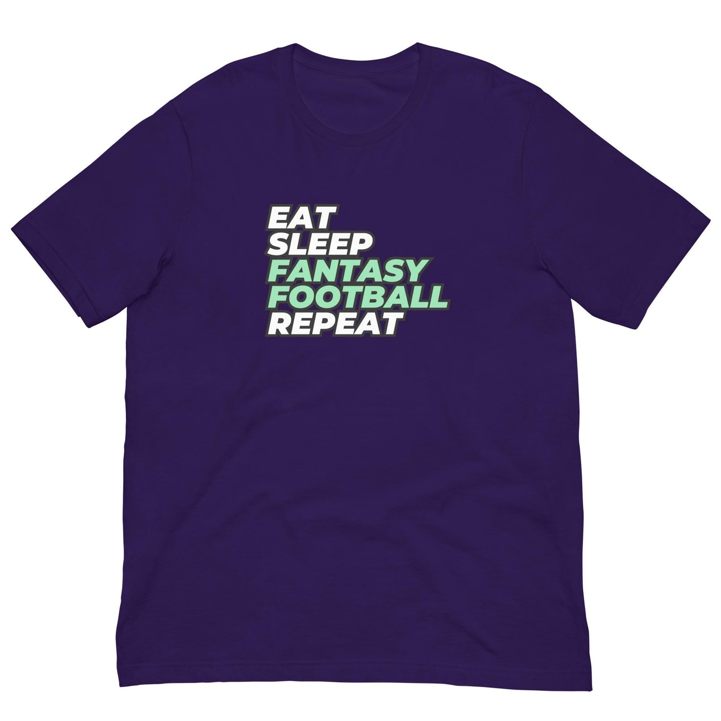 Funny Eat. Sleep. Fantasy Football. Repeat. Unisex T-shirt