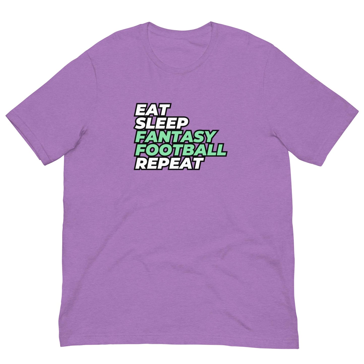 Funny Eat. Sleep. Fantasy Football. Repeat. Unisex T-shirt