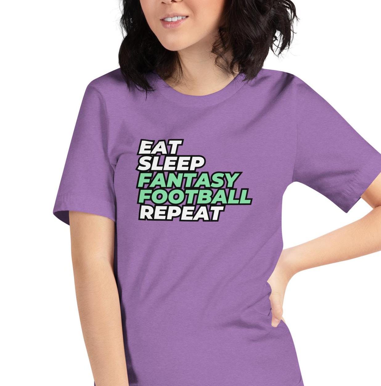Funny Eat. Sleep. Fantasy Football. Repeat. Unisex T-shirt