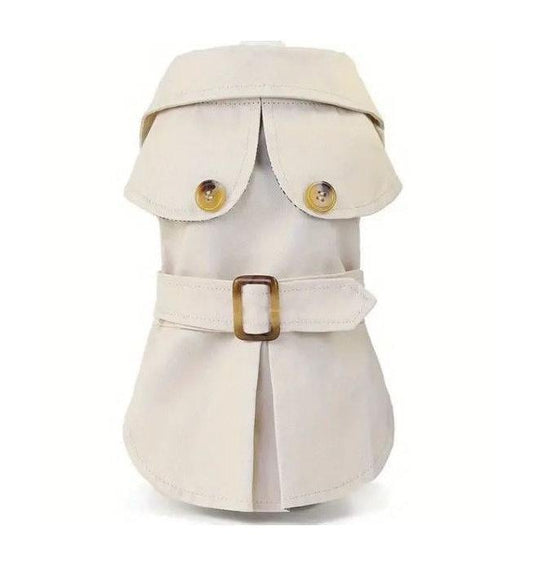 Lightweight Windbreaker Trench Coat Small-Breed Dog Pet Jacket Size M