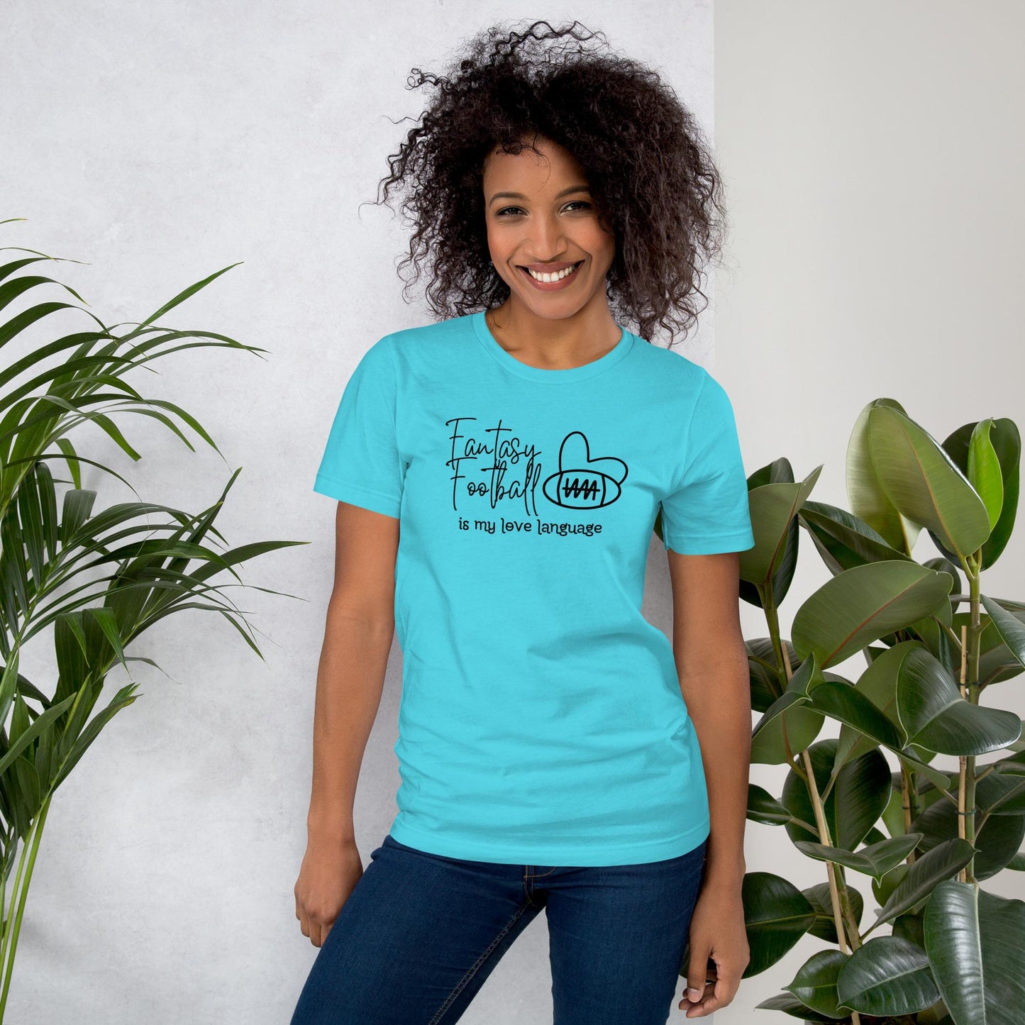 Fantasy Football is My Love Language Unisex T-shirt