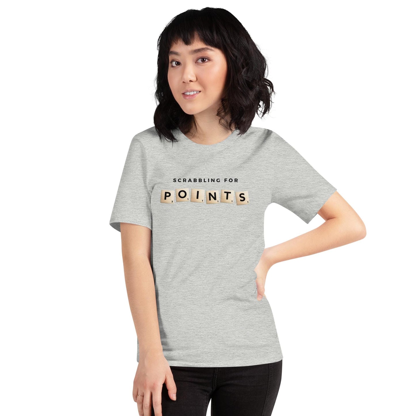 Funny Scrabble Board Game - Scrabbling for Points - Family Game Night Unisex T-shirt