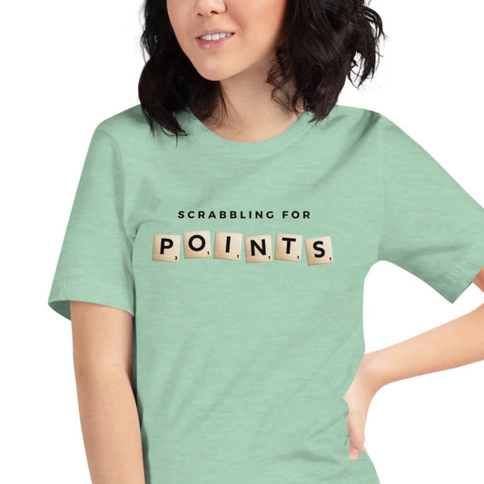 Funny Scrabble Board Game - Scrabbling for Points - Family Game Night Unisex T-shirt