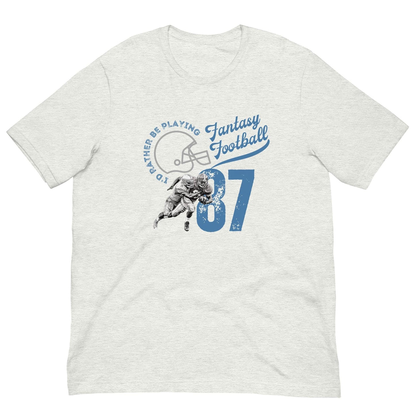 I'd Rather Be Playing Fantasy Football Funny Retro Unisex T-shirt