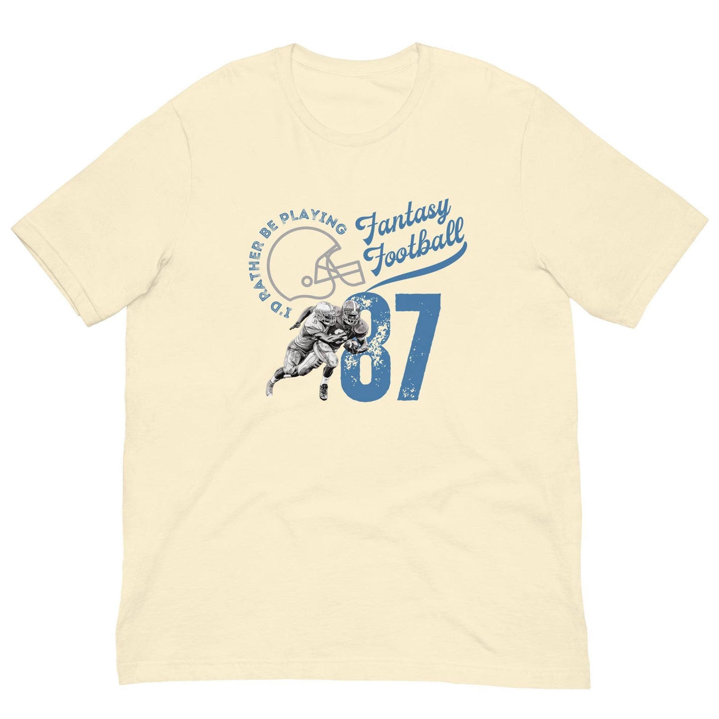 I'd Rather Be Playing Fantasy Football Funny Retro Unisex T-shirt