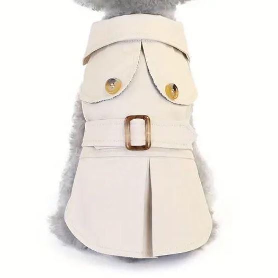 Lightweight Windbreaker Trench Coat Small-Breed Dog Pet Jacket Size M