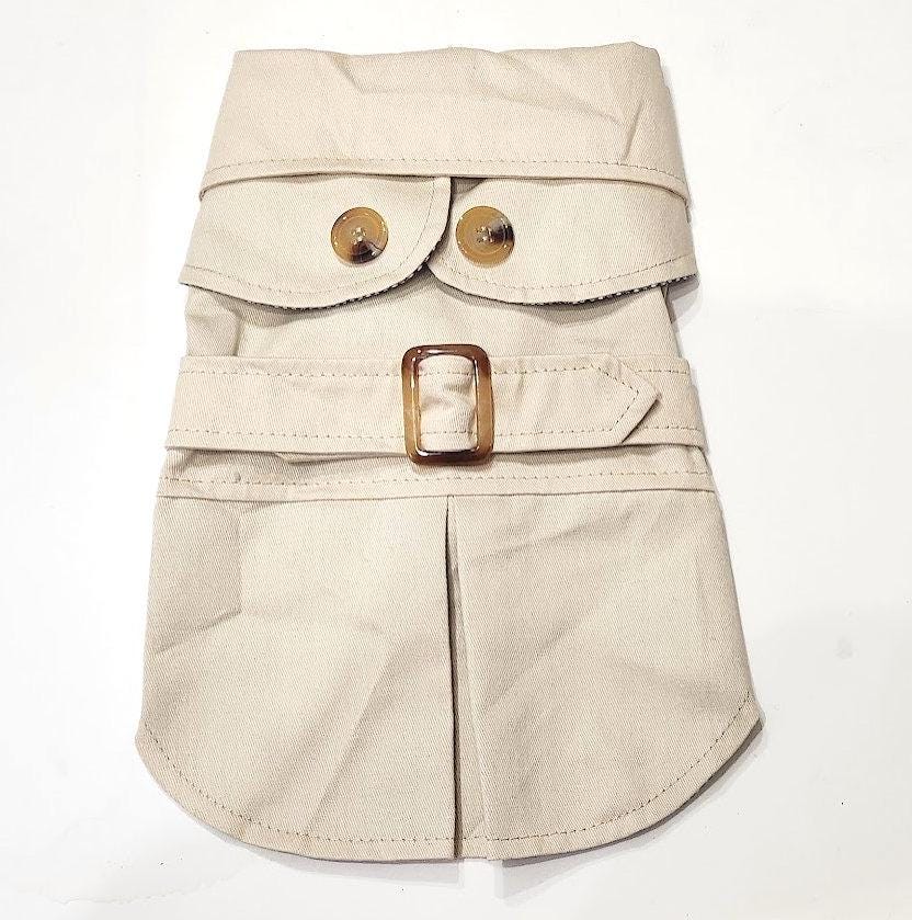 Lightweight Windbreaker Trench Coat Small-Breed Dog Pet Jacket Size M