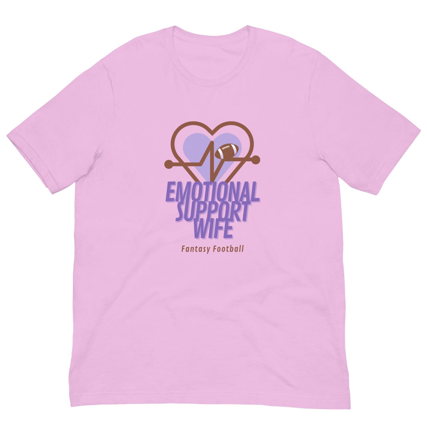 Fantasy Football Emotional Support Wife Unisex T-shirt
