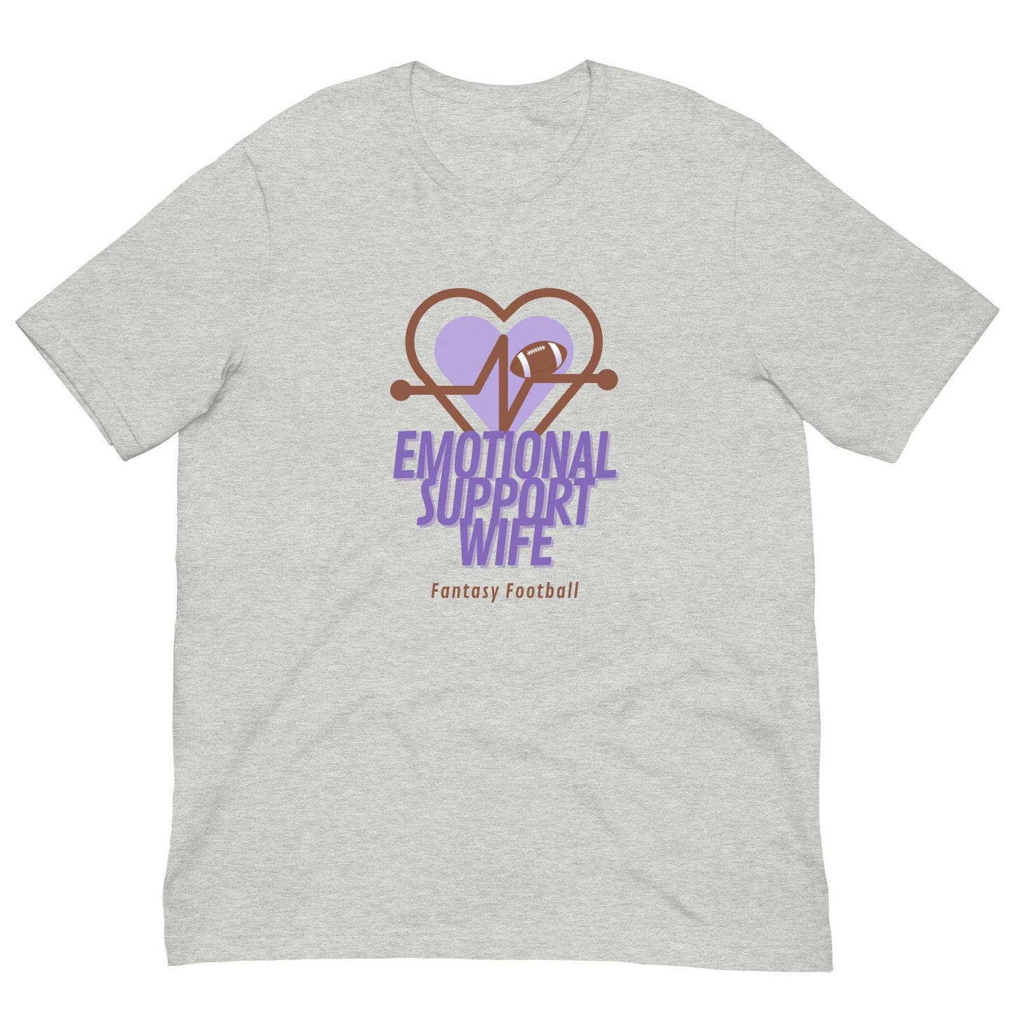 Fantasy Football Emotional Support Wife Unisex T-shirt