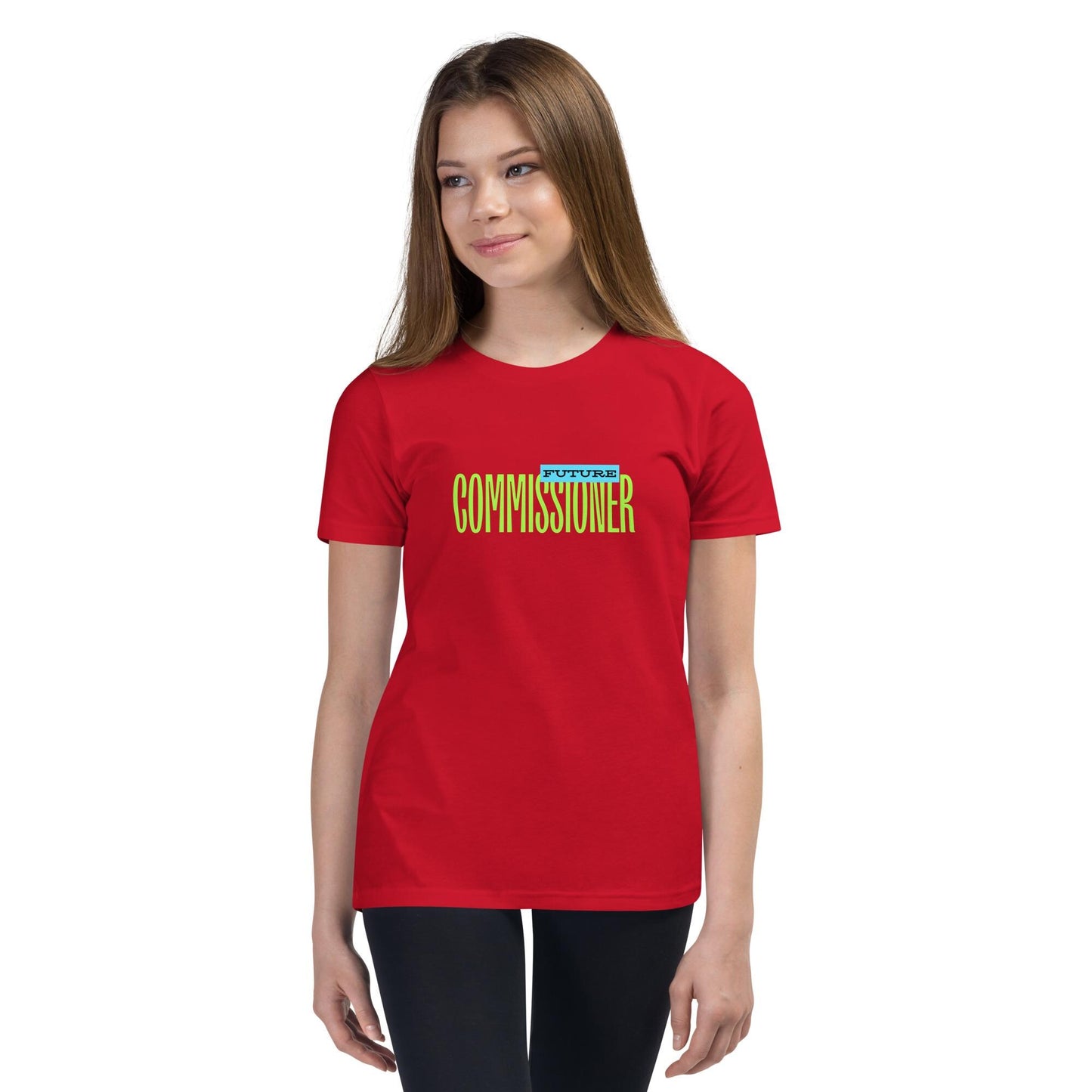 Fantasy Football Future Commissioner Youth Unisex Short Sleeve T-Shirt