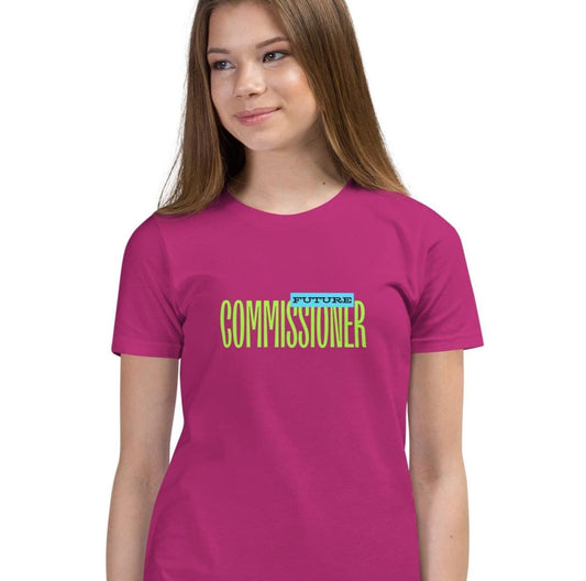 Fantasy Football Future Commissioner Youth Unisex Short Sleeve T-Shirt