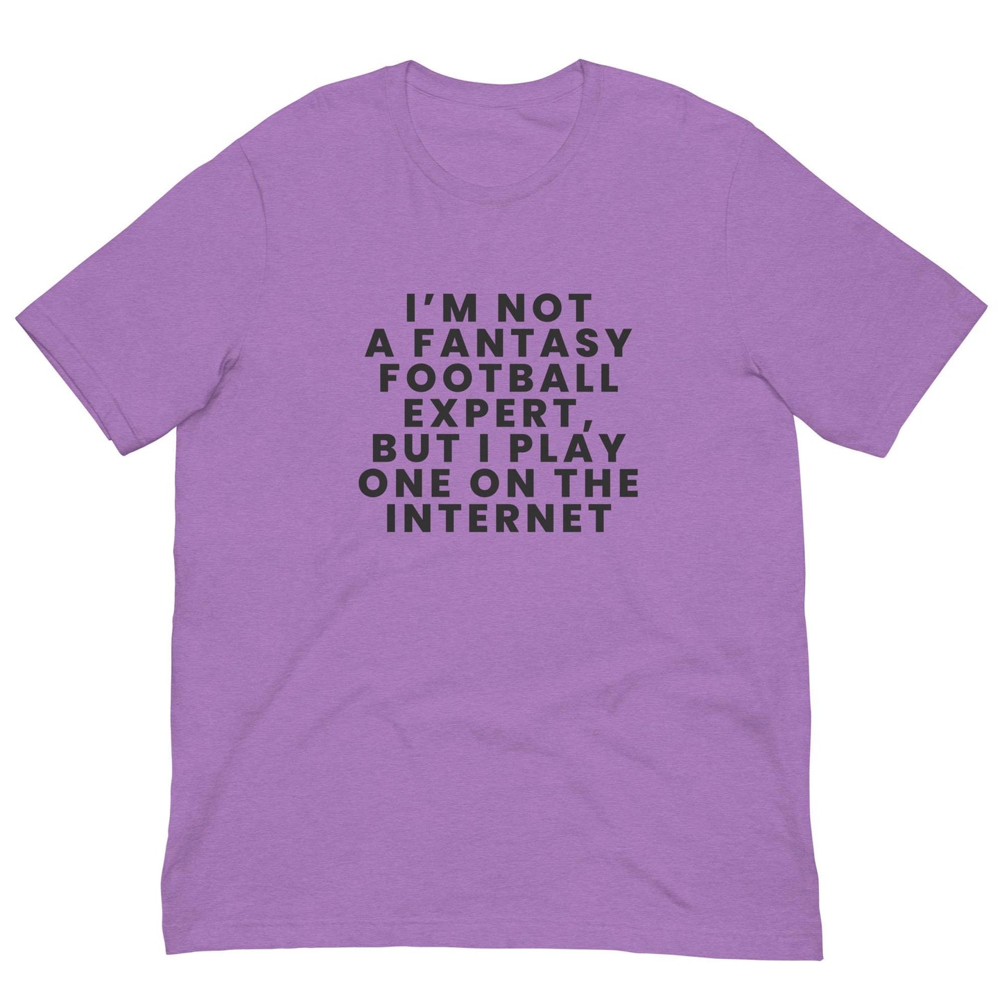 I am Not a Fantasy Football Expert, But I Play One on the Internet - Funny Unisex T-shirt